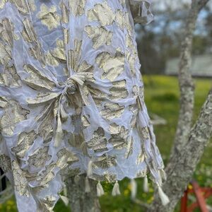 Chic Gold Floral Kimono